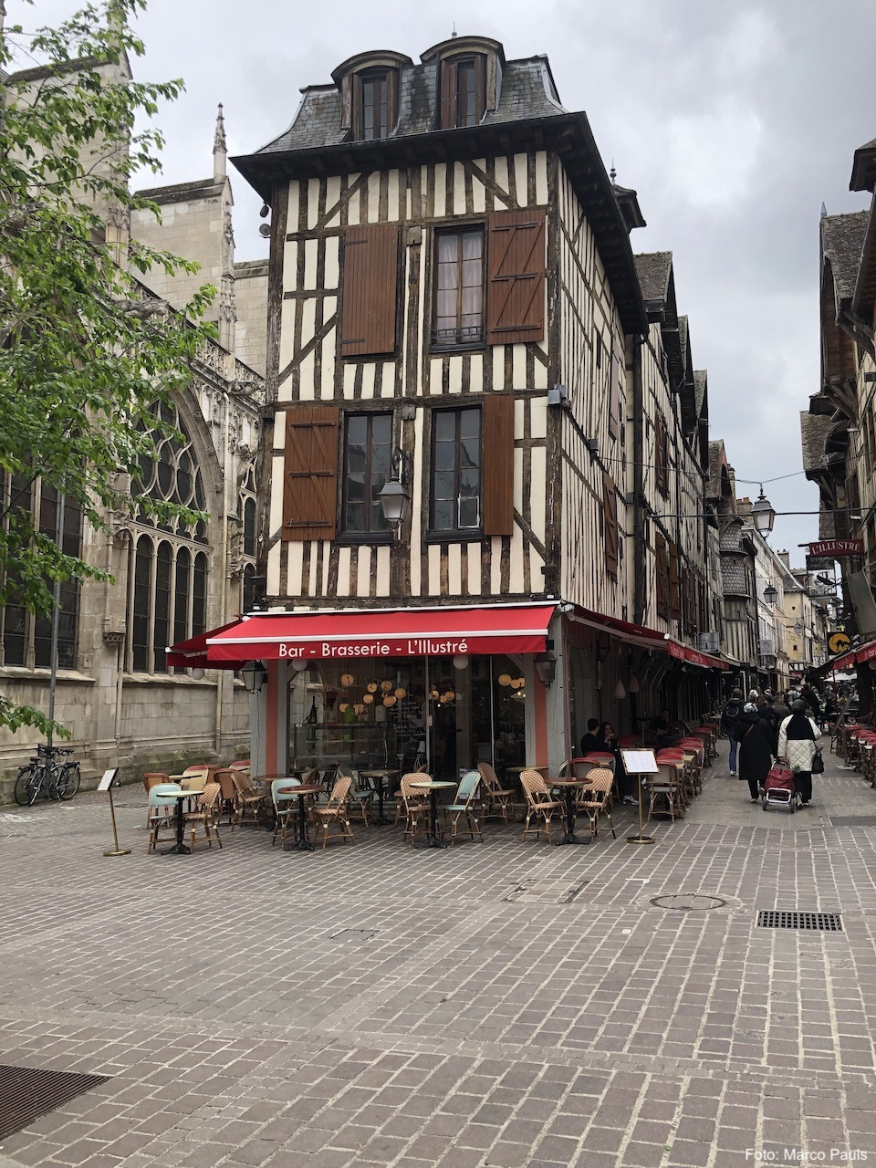Troyes - Fachwerkhaus in der Innenstadt
