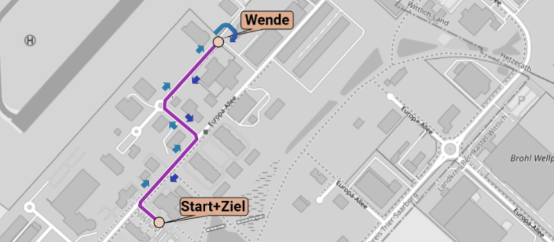 plan du parcours 5 km